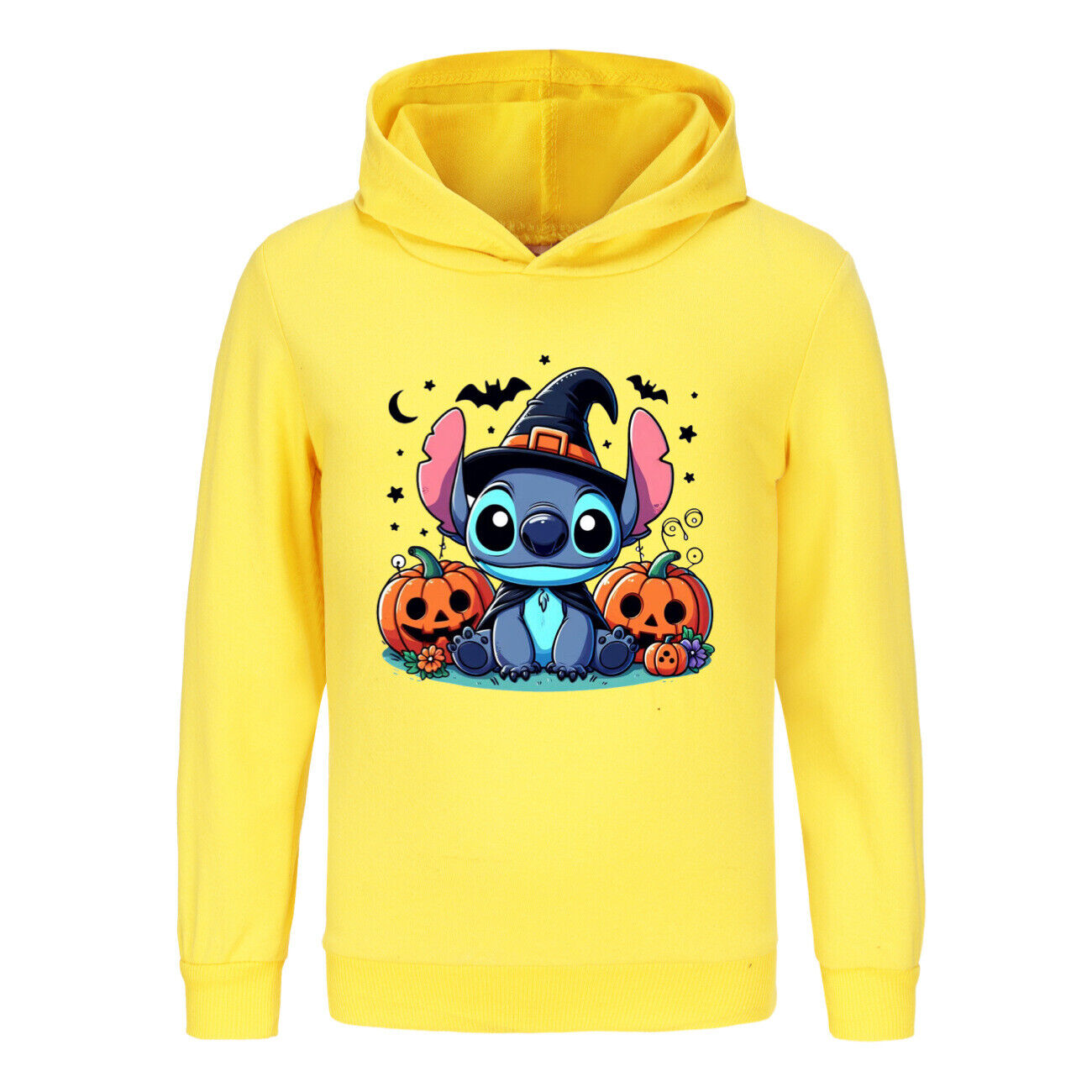 Girls Boys Stitch Hoodies Longsleeve Sweatshirt Kids Halloween Jumper Pullover - Picture 39 of 51