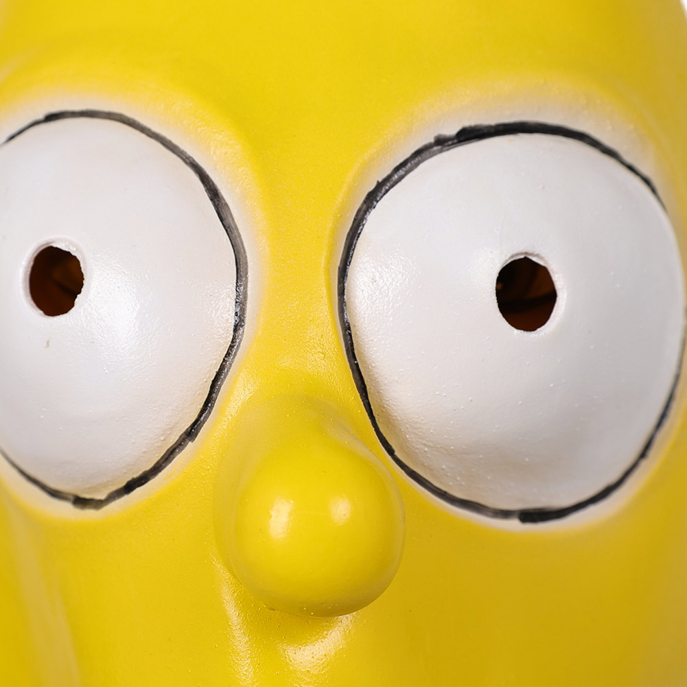 Hot Halloween Mask Cosplay Homer Bart Simpson Latex Mask Carnival Costume Props - Picture 40 of 44