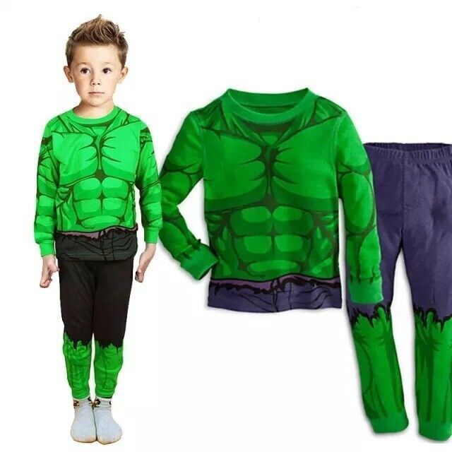 Kids Boys Girls Super Mario Pyjamas Set Long Sleeve T-Shirt Shorts Age 1-7 Years - Picture 37 of 64