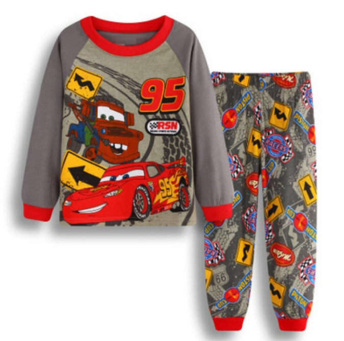 Kids Boys Girls Super Mario Pyjamas Set Long Sleeve T-Shirt Shorts Age 1-7 Years - Picture 50 of 64