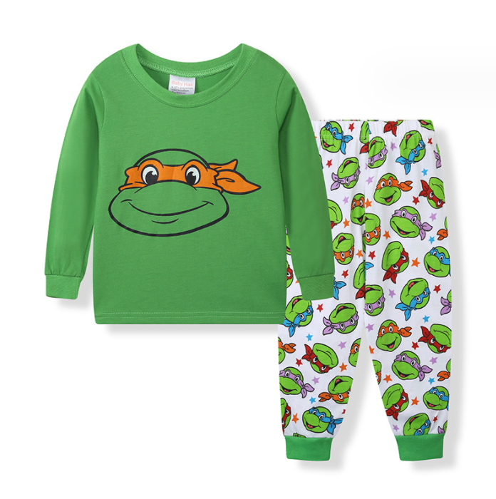 Kids Boys Girls Super Mario Pyjamas Set Long Sleeve T-Shirt Shorts Age 1-7 Years - Picture 62 of 64