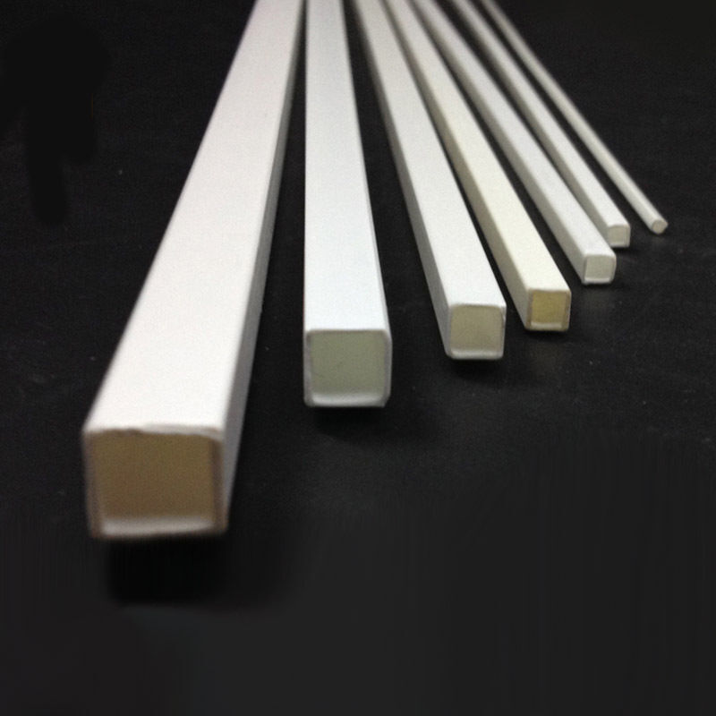 Bastone Asta Plastica Quadrato ABS Bianco per Architettura Modellismo Modellismo Materiale - Foto 9 di 15