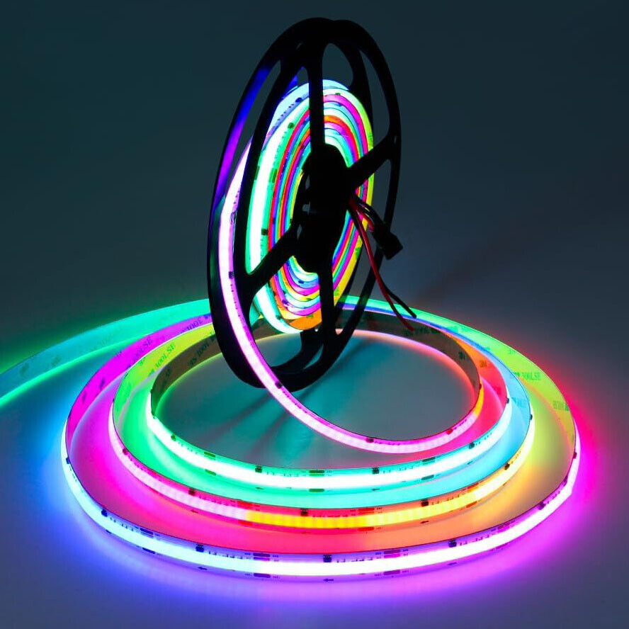 DC 12V WS2811 COB LED Strip RGB IC Addressable High Density Flexible Tape Lights - Picture 20 of 20