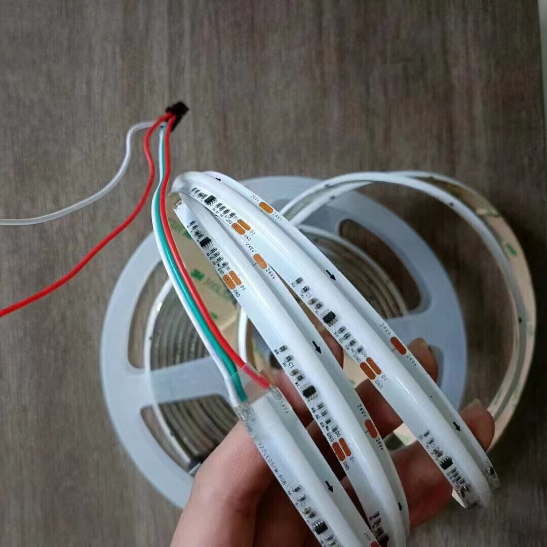 DC 12V WS2811 COB LED Strip RGB IC Addressable High Density Flexible Tape Lights - Picture 18 of 20