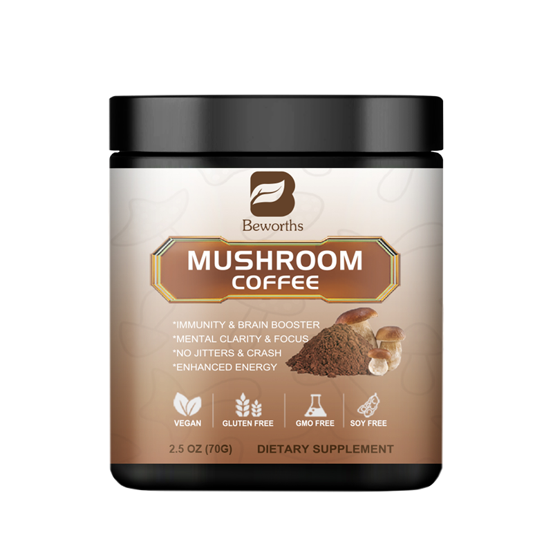 Mushroom Coffee Organic Lions Mane Immunity & Brain Booster 22/38/80 Servings