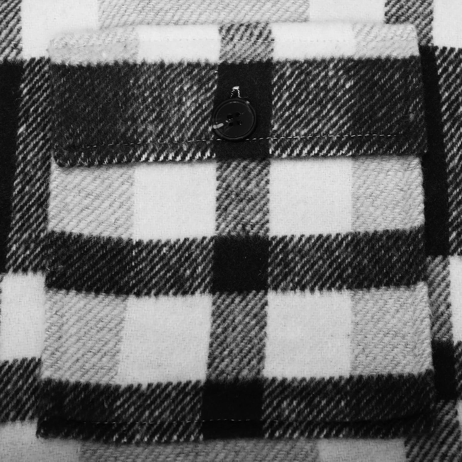 Women's Flannel Plaid Shacket Long Sleeve Button Down Shirts Jacket Coats - Picture 99 of 146