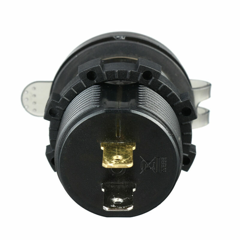 Auto Dual USB C Steckdose 3.0 QC PD 12V Einbau Buchse KFZ Ladegerät Voltmeter - Bild 12 von 18