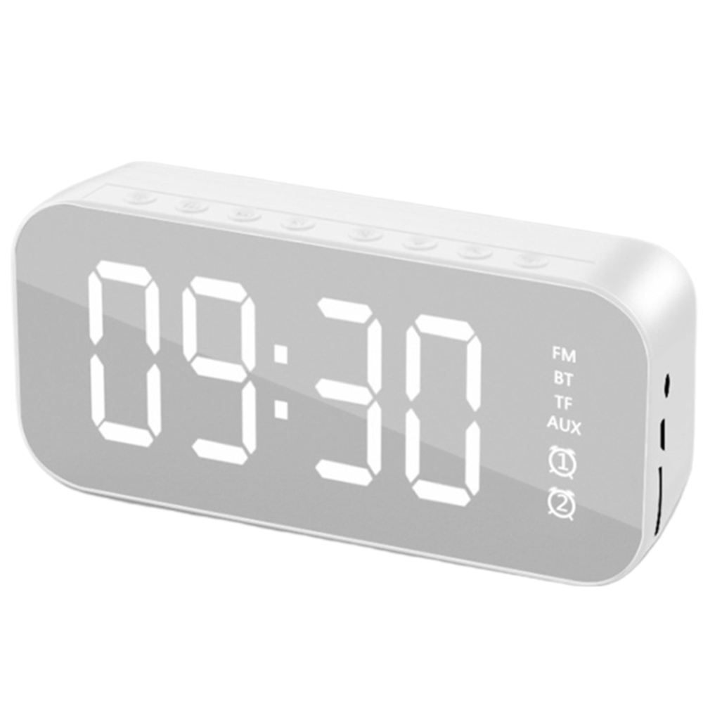 Alarm Clock Multifunctional FM Radio Bluetooth Compatible Speaker for Home - Picture 17 of 19