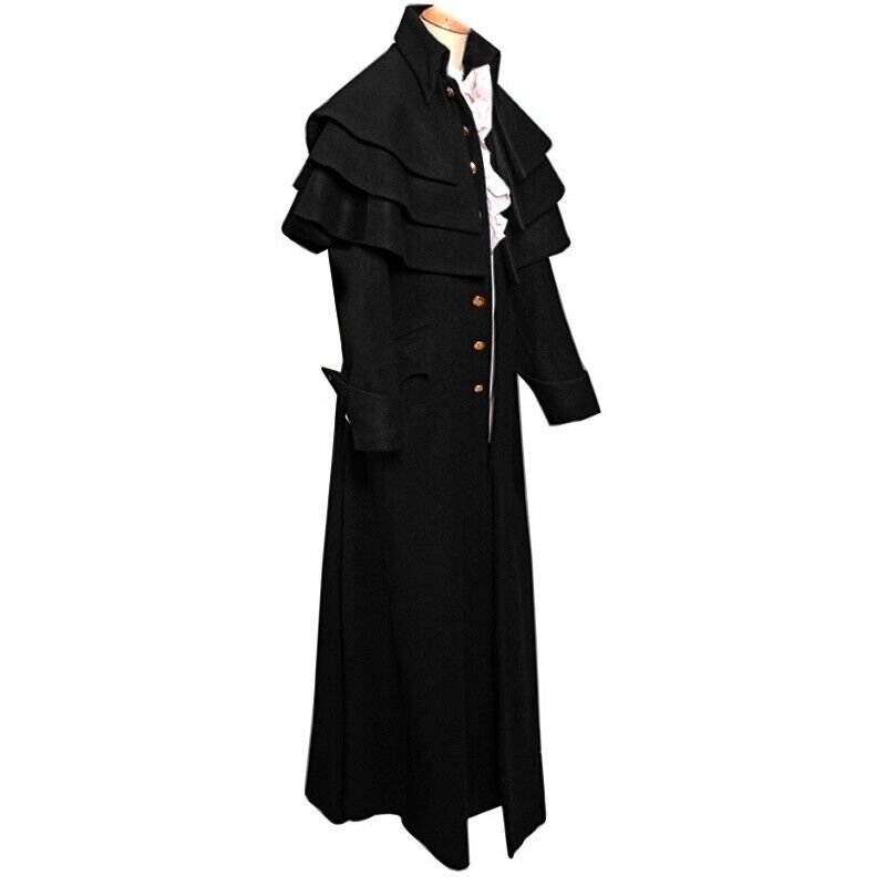 Gothic Victorian Mens Coat Styles Cloak Victorian Mens Coats Men's