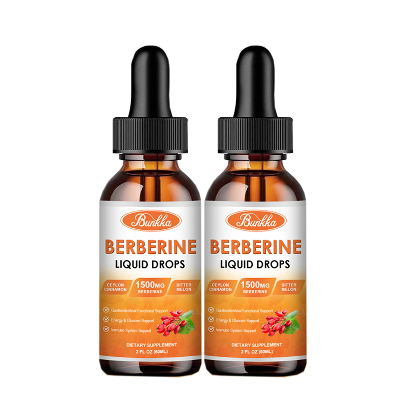 Berberine HCL Extract Liquid Drop with Ceylon Cinnamon for Heart Health & Immune