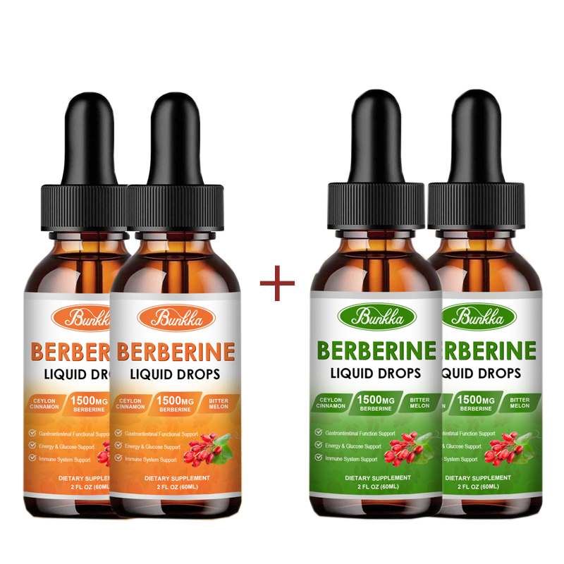 Berberine HCL Extract Liquid Drop with Ceylon Cinnamon for Heart Health & Immune