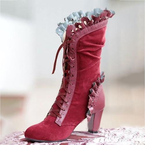 Mujeres Steampunk Zapatos Rústicos de Tacón Alto Zapatos Victorianos al Tobillo Botas De Colección - Imagen 14 de 15
