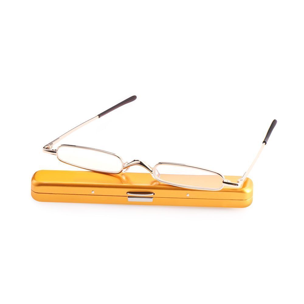 Ultra Thin Mini Reading Glasses Foldable Eyewear Presbyopic Eyeglasses +1.0~+4.0 - Bild 4 von 14