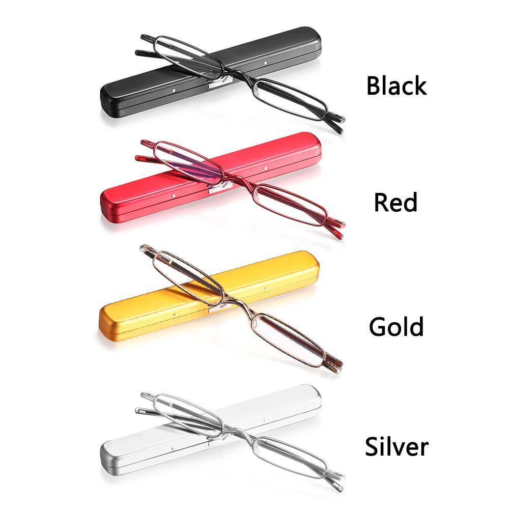 Ultra Thin Mini Reading Glasses Foldable Eyewear Presbyopic Eyeglasses +1.0~+4.0 - Bild 6 von 14