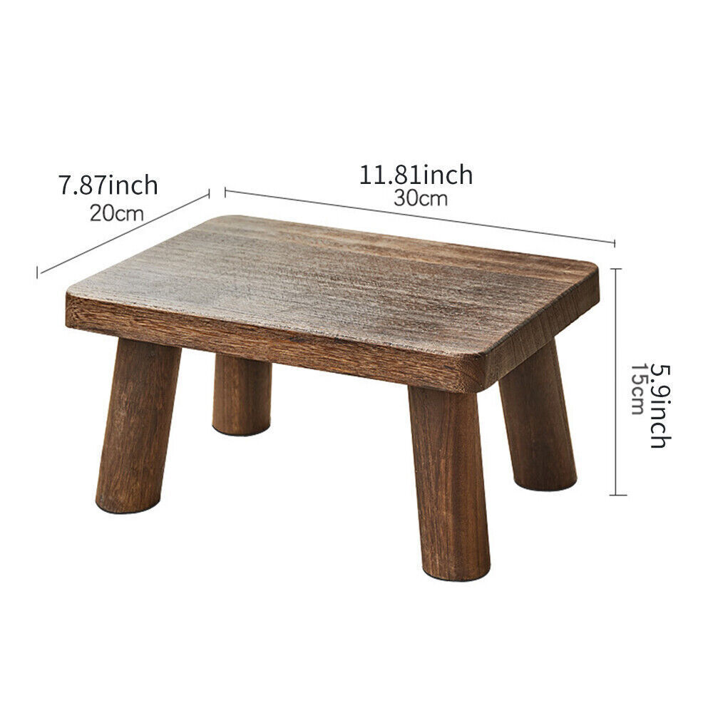 Hallway Wooden Sofa Stool Footrest Furniture Chair Footstool Change Shoe Seat UK