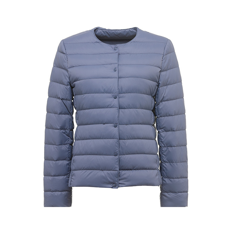 Winter Lightweight Down Jacket Women's Round Neck Short Plus Size Lightweight - Picture 15 of 19