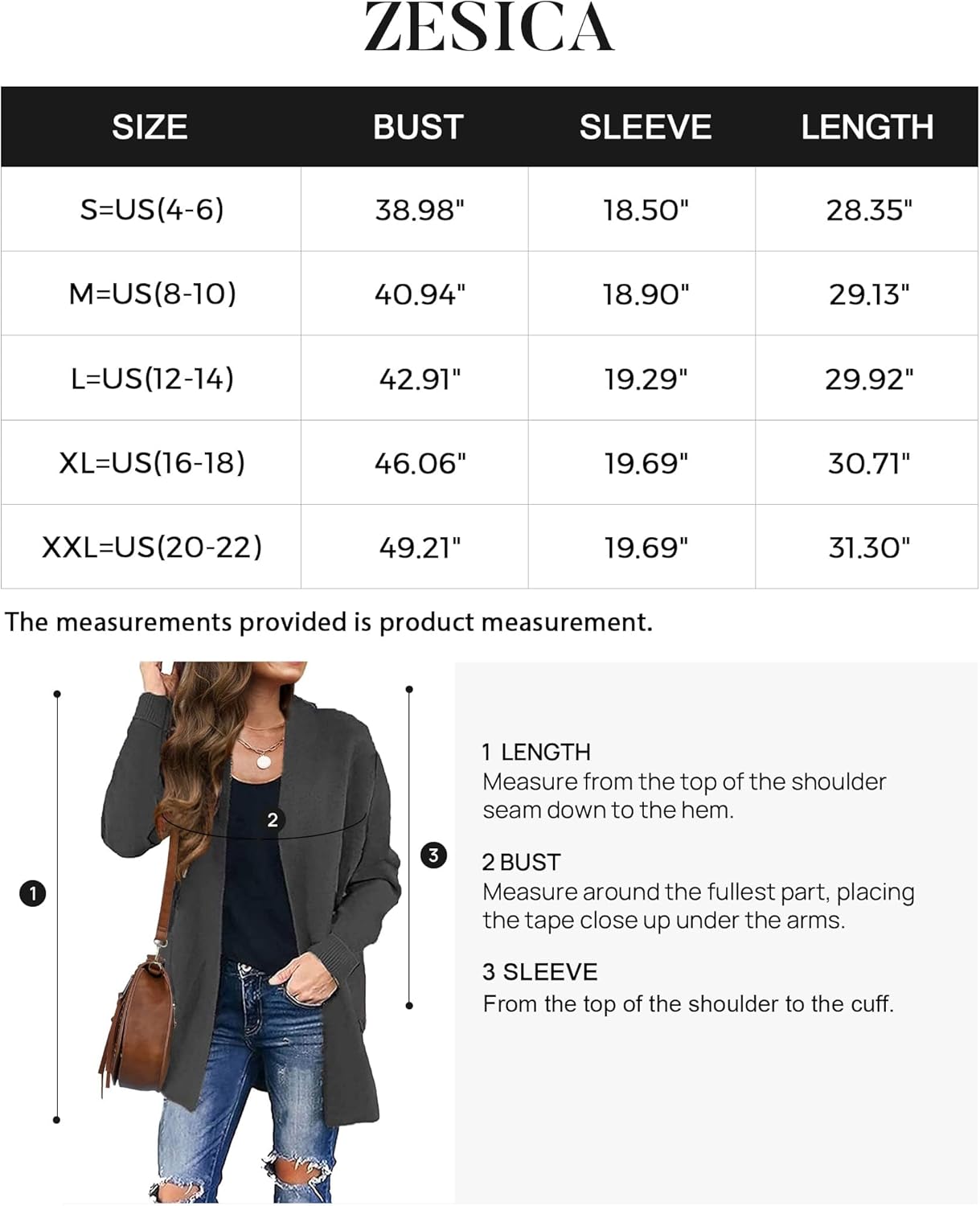 Womens Fall Winter Long Sleeves Open Front Knitted Sweater Cardigan Coat Outwear - Picture 133 of 148
