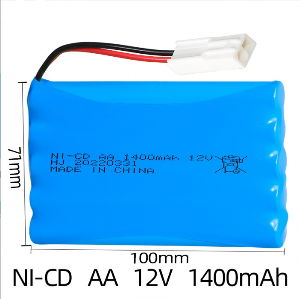 Ni-Cd 12V 1400mAh AA Battery Mini Tamiya Plug For Rc Toys Car Tanks Trains Boat - Picture 13 of 18