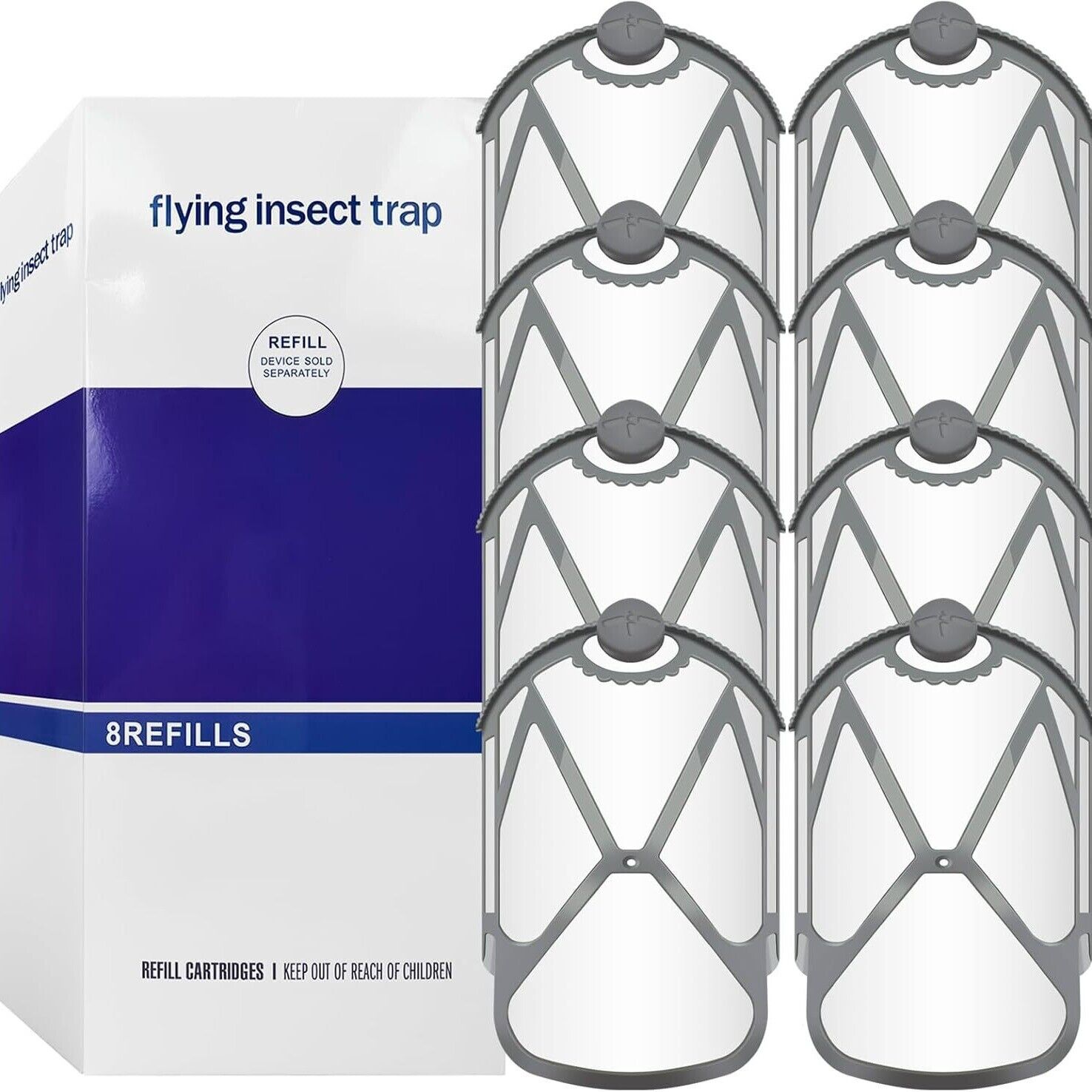 4/8/16x Flying Insect Trap Refills Compatible with ZEVO, Indoor Fruit Fly Refill