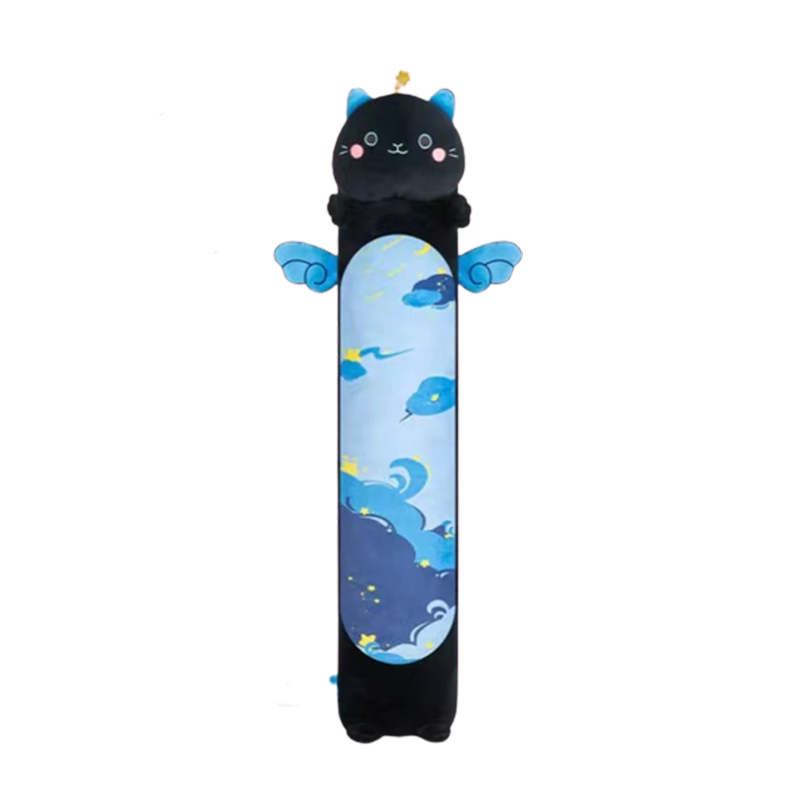 Mewaii Long Cat Plush Pillow Cute Black Cats Stuffed Animals Plush Pillows 50cm - Bild 17 von 32