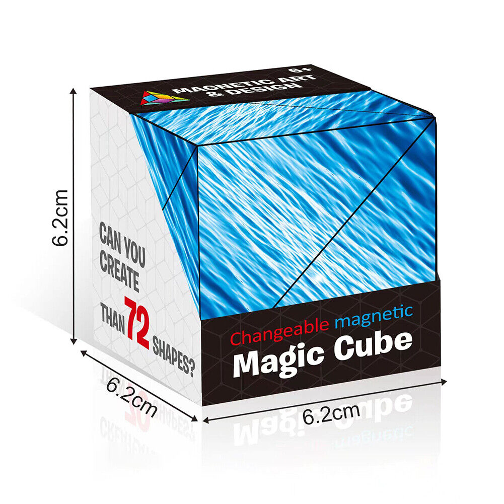 Caja de cambio de forma 3D-Shashibo antiestrés mano abatible cubo mágico rompecabezas juguetes regalo - Imagen 27 de 32