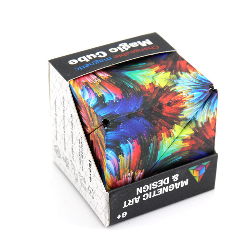 Caja de cambio de forma 3D-Shashibo antiestrés mano abatible cubo mágico rompecabezas juguetes regalo - Imagen 28 de 32