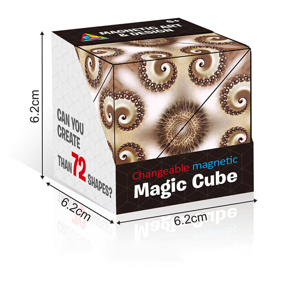 Caja de cambio de forma 3D-Shashibo antiestrés mano abatible cubo mágico rompecabezas juguetes regalo - Imagen 32 de 32