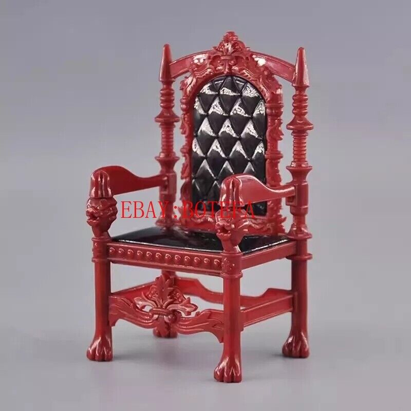 1/12 Scale Chair Thrones Model for 6" Action Figure Scene Accessories