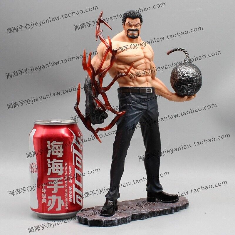 New Anime One Piece Monkey D Garp Iron Fist Naval Hero 26cm PVC Figure ...