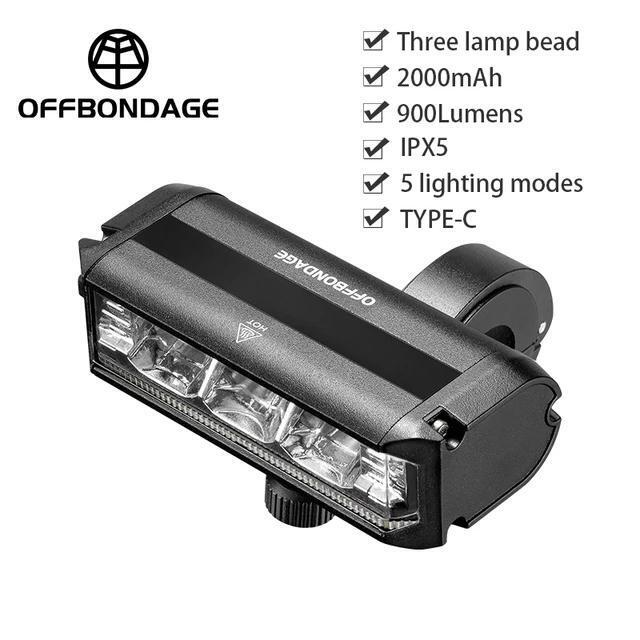 Led Front Bike Light Rechargeable 8000Mah Usb Waterproof Flashlight Headlight - Picture 25 of 28