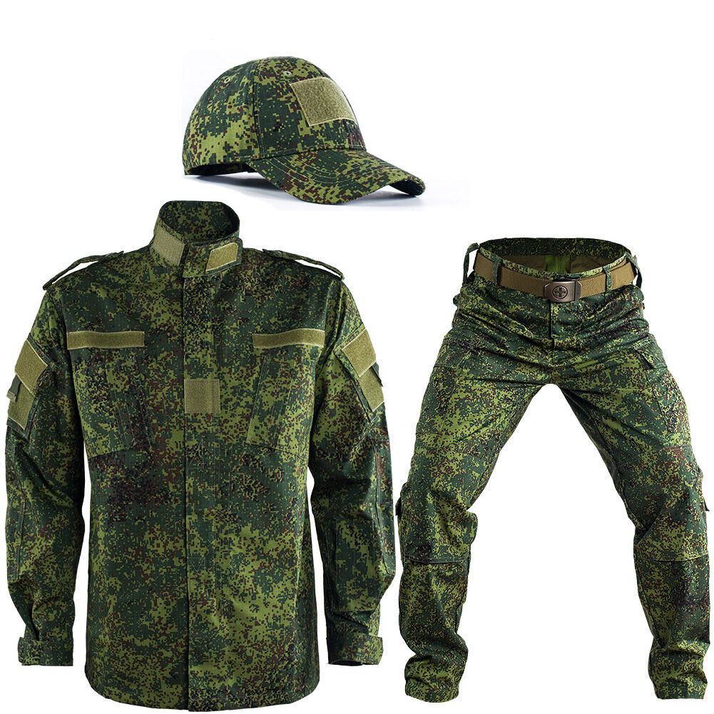 Men Uniform Shirt Pants Set Tactical Equipment Outdoor Working Hunting Clothing - Picture 24 of 31