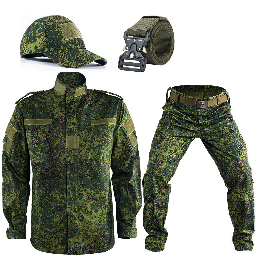 Men Uniform Shirt Pants Set Tactical Equipment Outdoor Working Hunting Clothing - Picture 26 of 31