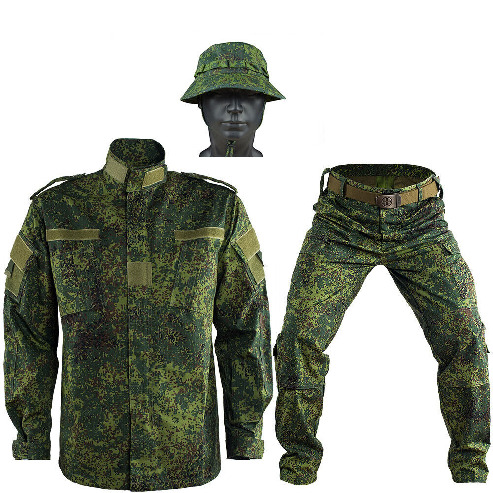 Men Uniform Shirt Pants Set Tactical Equipment Outdoor Working Hunting Clothing - Picture 27 of 31