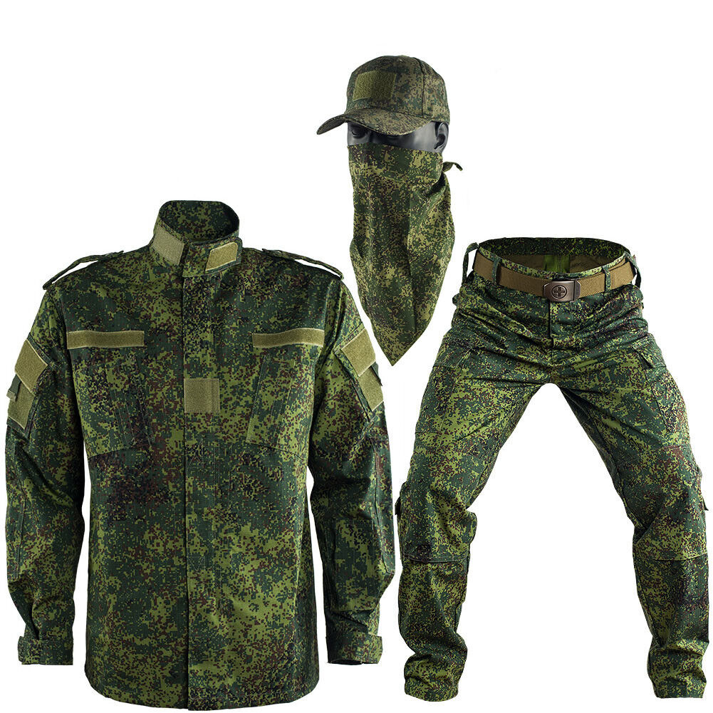 Men Uniform Shirt Pants Set Tactical Equipment Outdoor Working Hunting Clothing - Picture 28 of 31