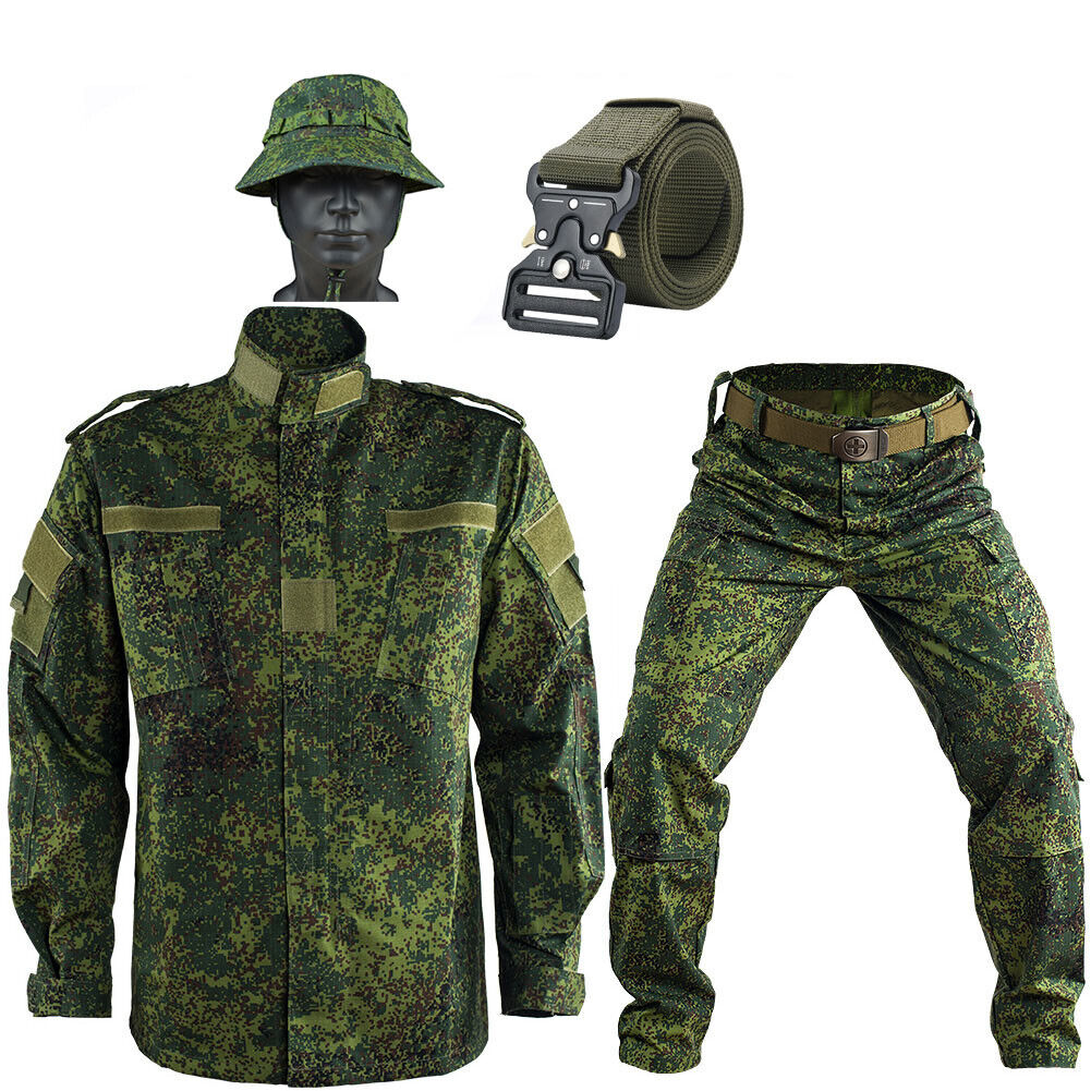 Men Uniform Shirt Pants Set Tactical Equipment Outdoor Working Hunting Clothing - Picture 30 of 31