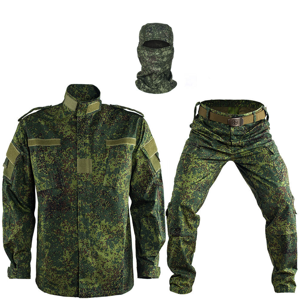 Men Uniform Shirt Pants Set Tactical Equipment Outdoor Working Hunting Clothing - Picture 31 of 31