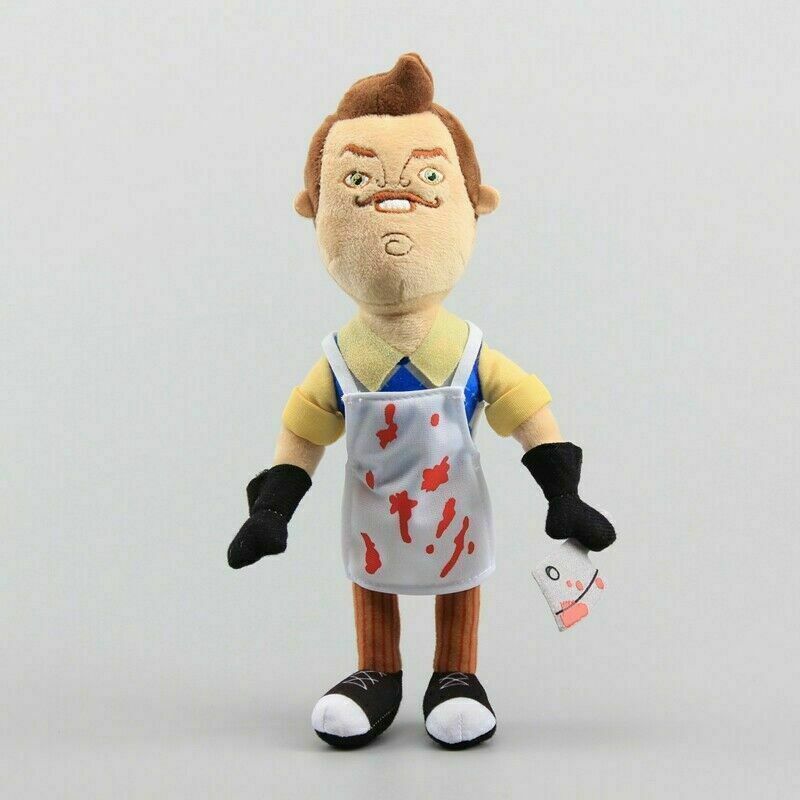 Hello Neighbor Flashlight Butcher Neighbor Plush Figure Toy Stuffed Doll Gift - Picture 17 of 20