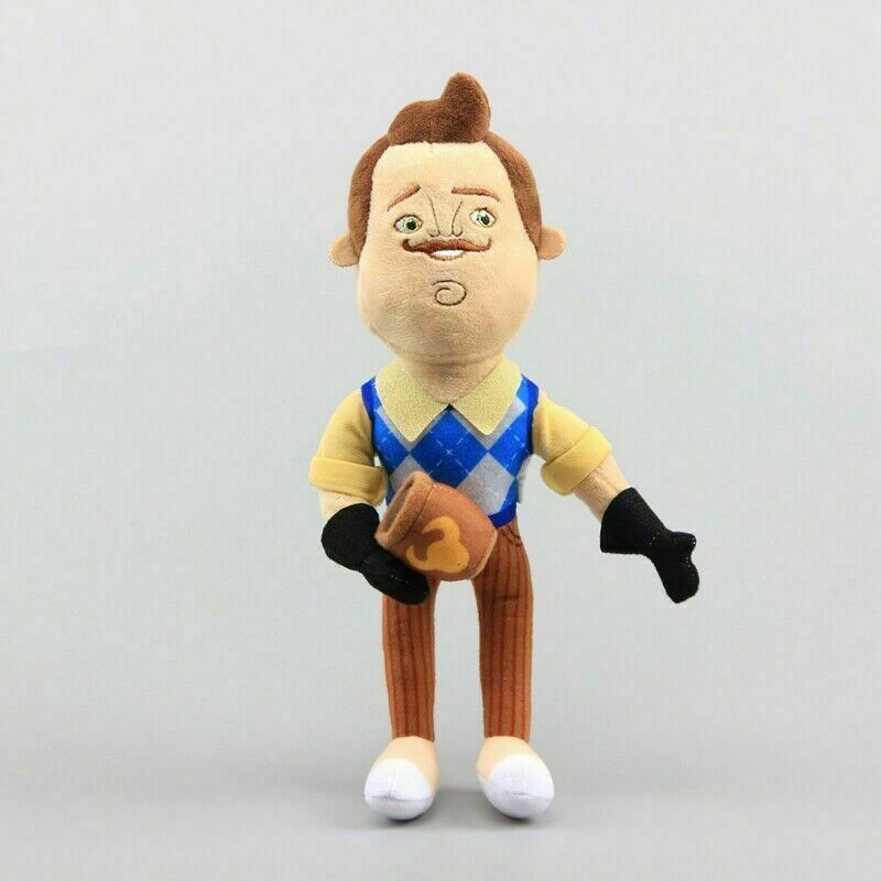 Hello Neighbor Flashlight Butcher Neighbor Plush Figure Toy Stuffed Doll Gift - Picture 18 of 20