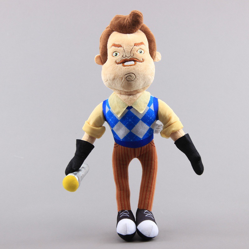 Hello Neighbor Flashlight Butcher Neighbor Plush Figure Toy Stuffed Doll Gift - Picture 20 of 20