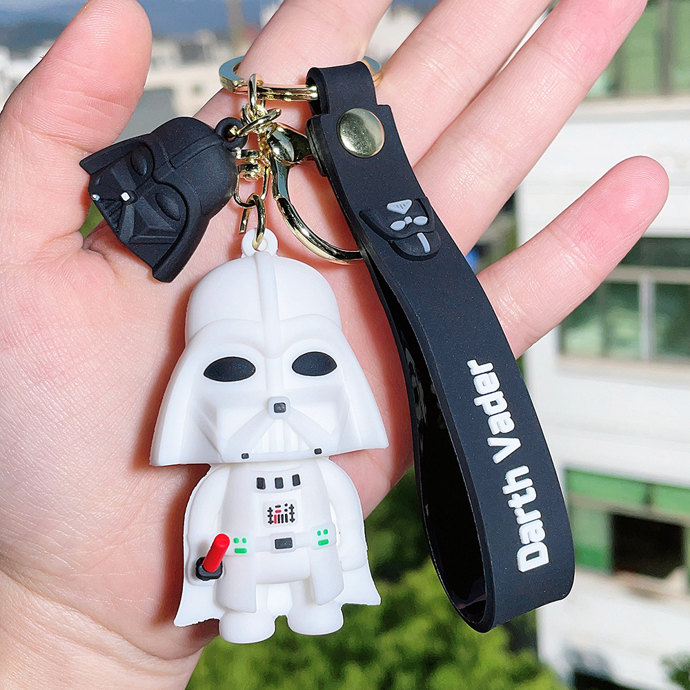 Star Wars keychain PVC couple bag exquisite car keychain decoration - Picture 25 of 35
