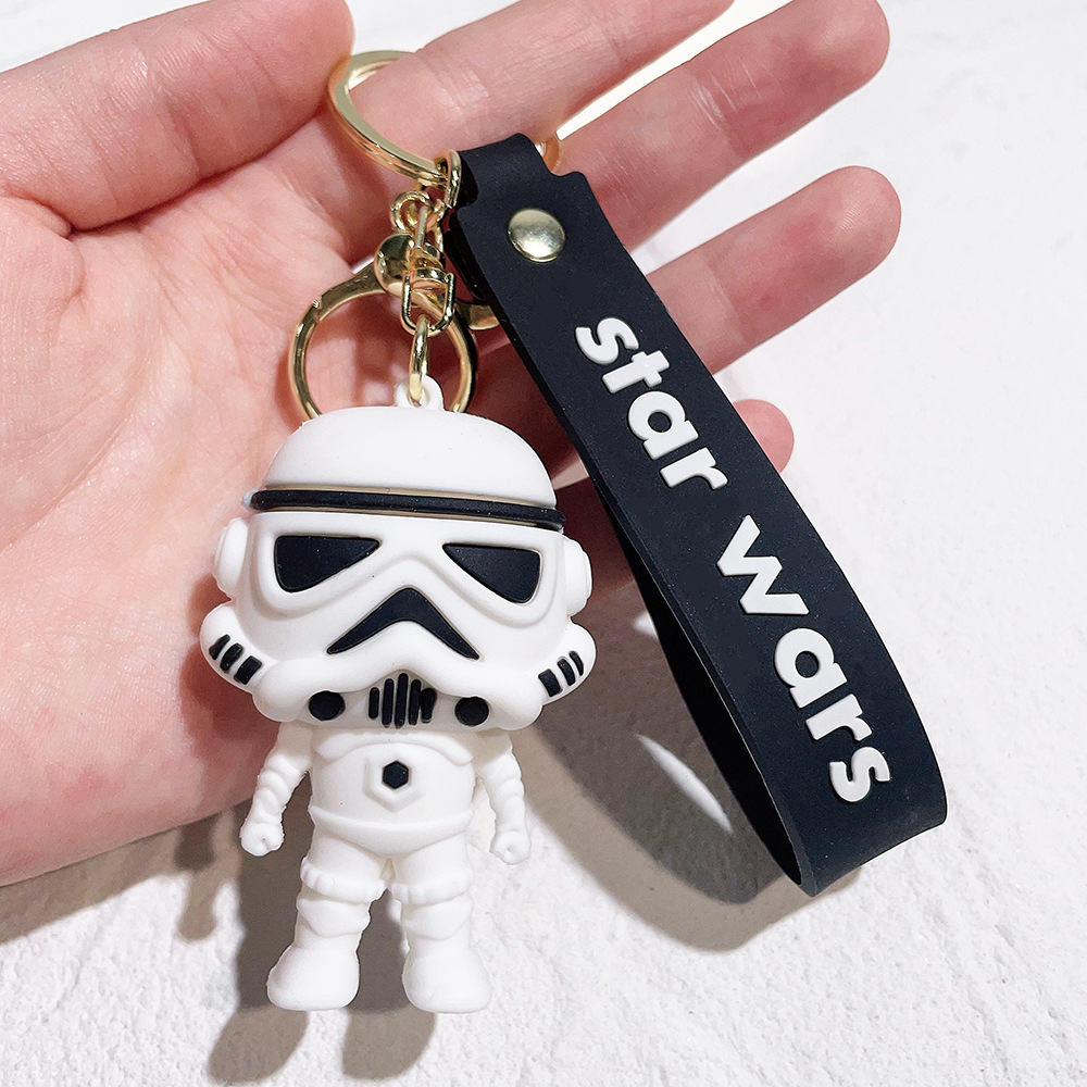 Star Wars keychain PVC couple bag exquisite car keychain decoration - Picture 29 of 35