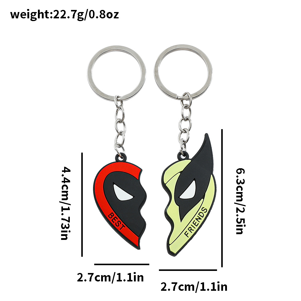 Star Wars keychain PVC couple bag exquisite car keychain decoration - Picture 35 of 35