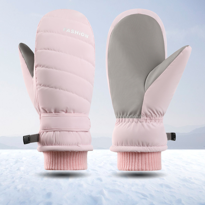 Guanti da sci guanti da donna guanti da snowboard impermeabili caldi antivento - Foto 13 di 17