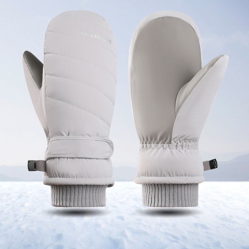 Guanti da sci guanti da donna guanti da snowboard impermeabili caldi antivento - Foto 15 di 17
