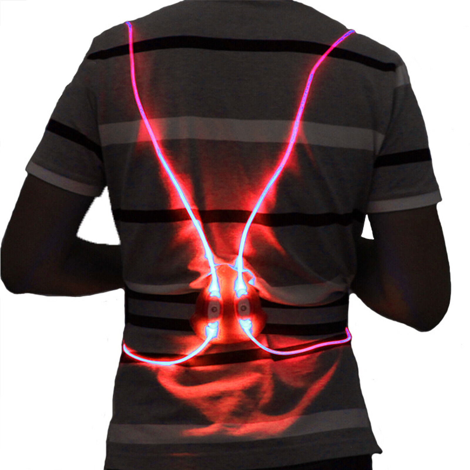 Running Safety Vest Belt Led Reflective Waistband Cycling Scooter Sports Costume - Picture 6 of 10
