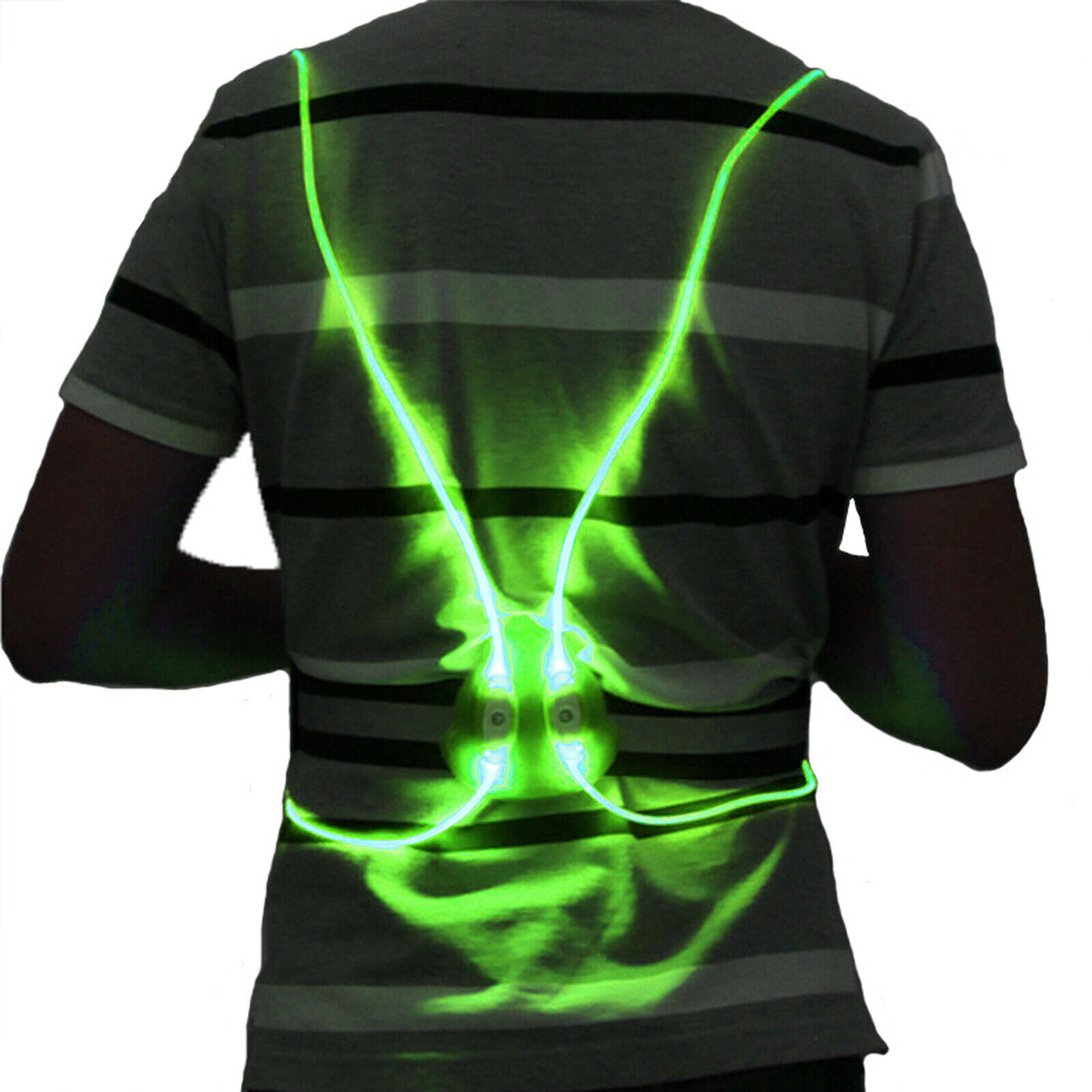 Running Safety Vest Belt Led Reflective Waistband Cycling Scooter Sports Costume - Picture 7 of 10