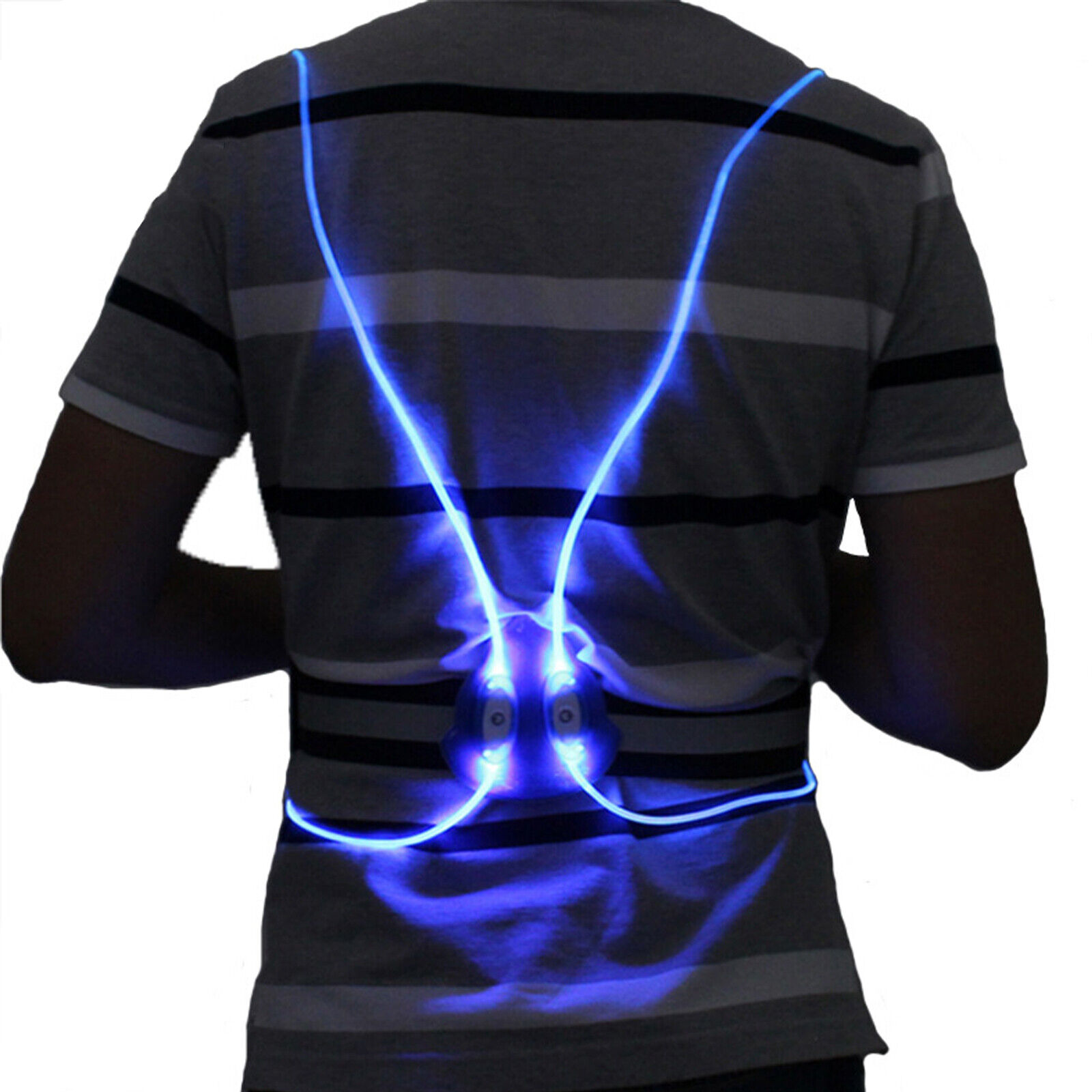Running Safety Vest Belt Led Reflective Waistband Cycling Scooter Sports Costume - Picture 8 of 10