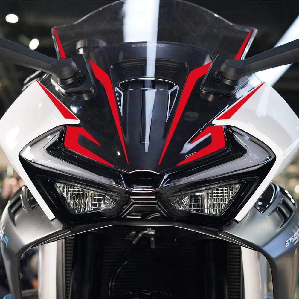 Autocollants décalcomanies carénage avant compatible avec 2024 CFMOTO CF MOTO 675SS 675 SS - Photo 14/17