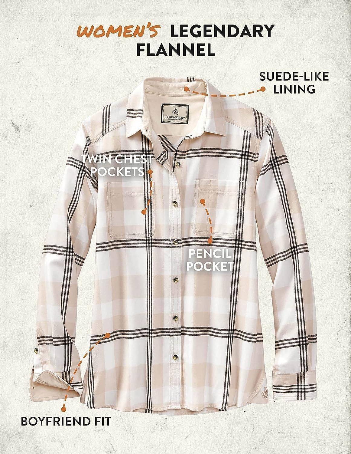 Womens Button Classic-Fit Shirts Plaid Long Sleeve Collared Business Casual Tops - Picture 25 of 81