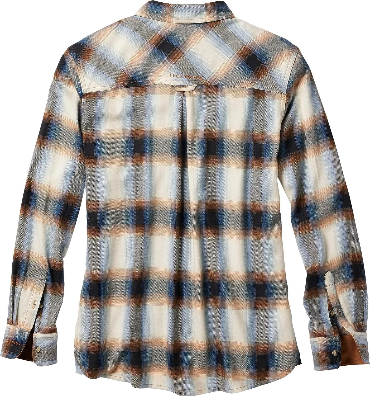 Womens Button Classic-Fit Shirts Plaid Long Sleeve Collared Business Casual Tops - Picture 28 of 81